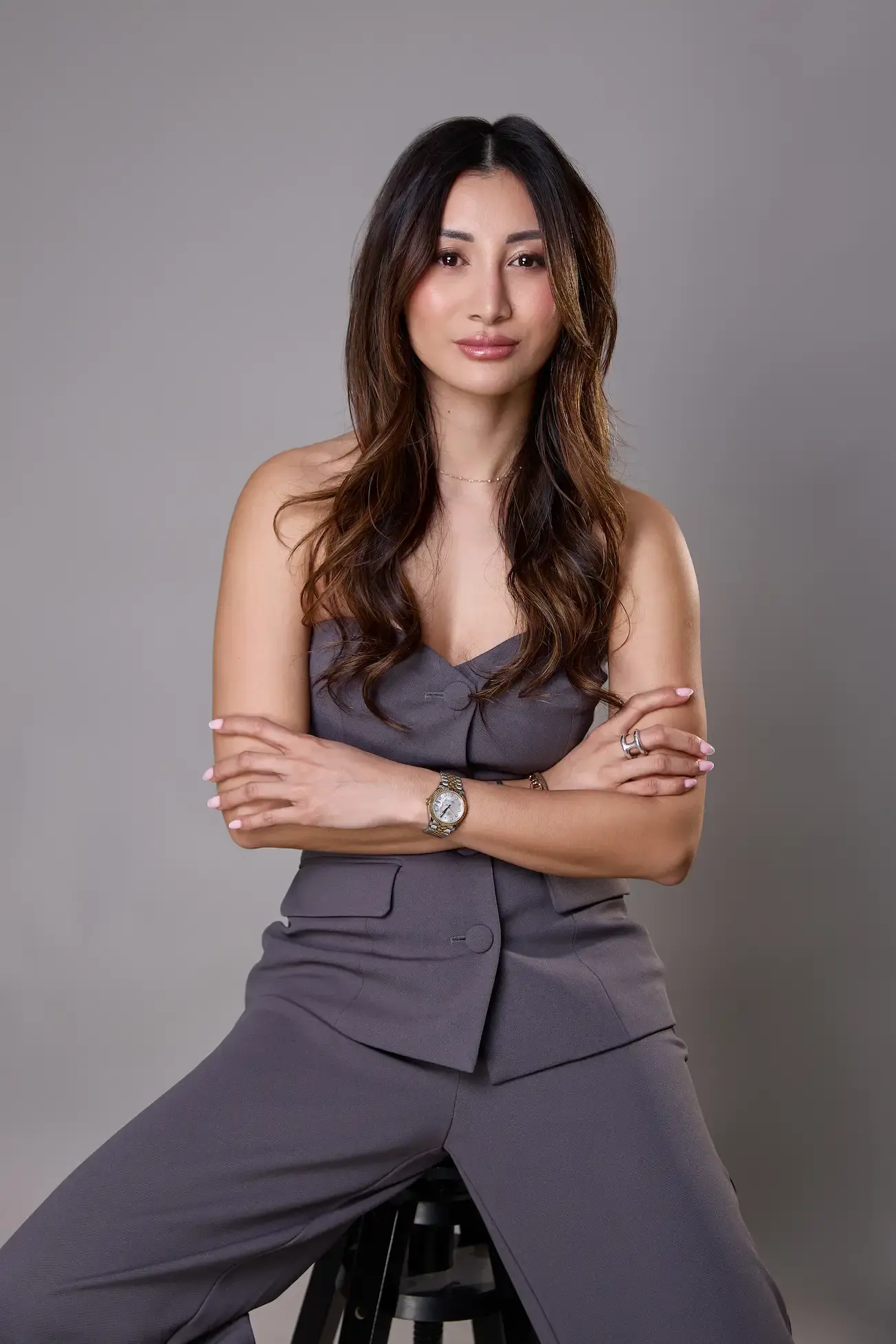 Alison Rozier, assise et souriante